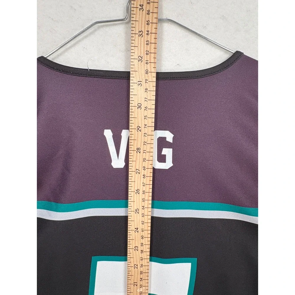 Violent Gentlemen Anaheim Ducks Throwback Classic Jersey Mens Large Black Purple